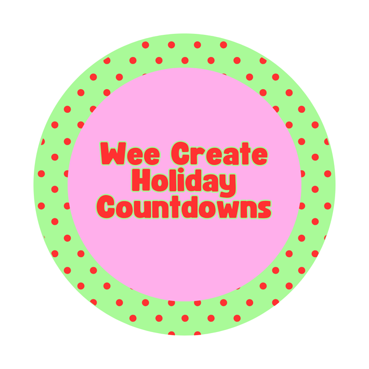 Wee Create Holiday Countdowns: Pre-order